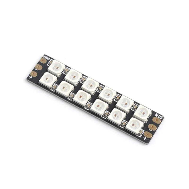 

Original High Quality DIATONE SW602 Full Color Flash Bang 2812 LED Board 5V Input Direction Night Light For FPV Racer