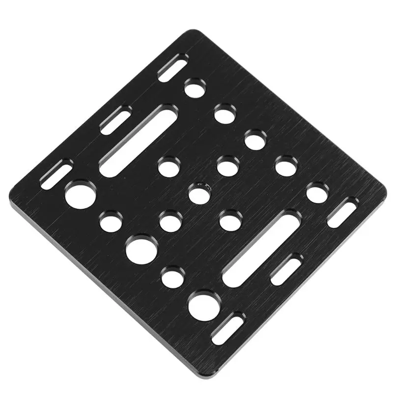 1 шт. прочная черная металлическая Алюминиевая V-Slot подвижная плата 20 мм для Openbuilds 3d принтер запчасти аксессуары