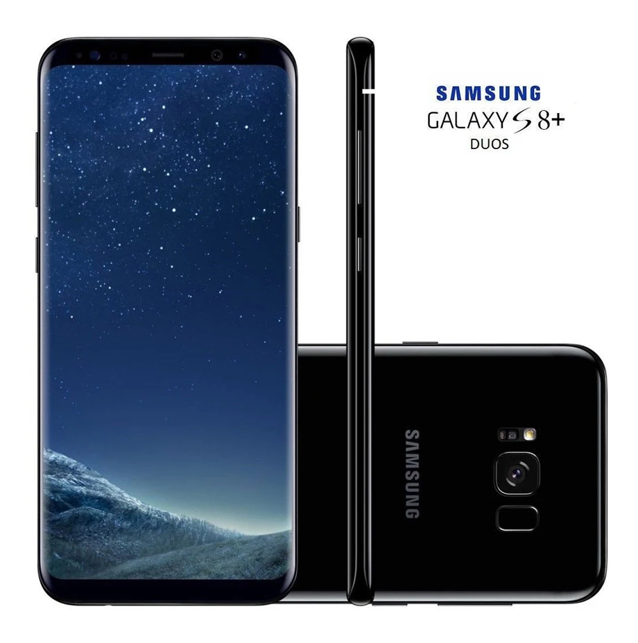 Samsung Galaxy S8+ Duos S8 Plus разблокированный G955FD LTE NFC Dual SIM Android телефон Восьмиядерный 6," 12 МП 4 Гб и 64 Гб NFC