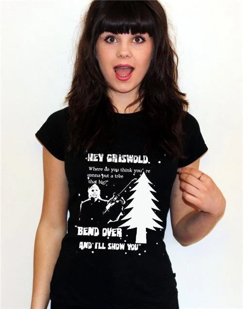 

National Lampoons CHRISTMAS VACATION - Chevy Chase movie quote ladies t-shirt