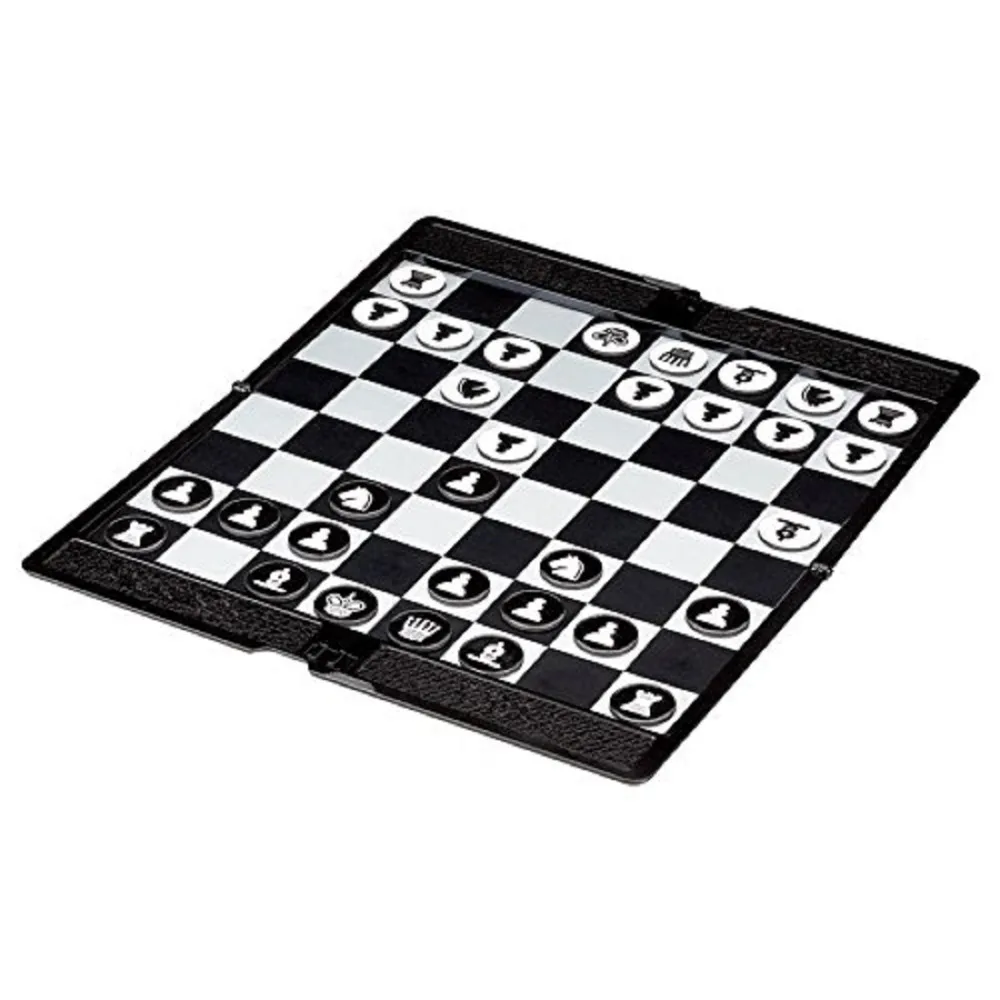Foldable Mini Chess Set Portable Wallet Pocket Chess Board