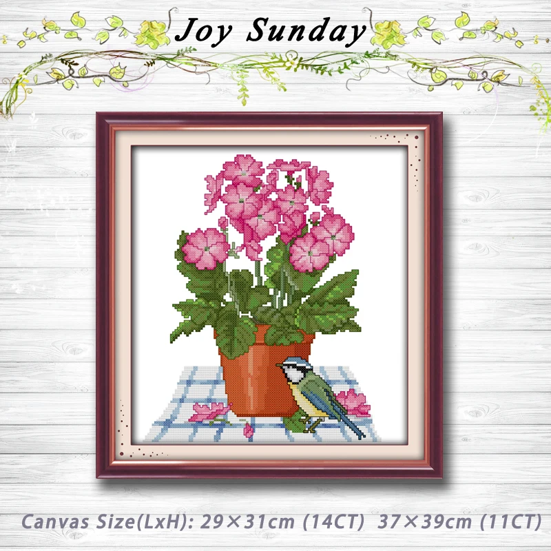 

Flowers bloom and fade bird Patterns Counted Cross Stitch 11CT 14CT Cross Stitch Sets Handmade Embroidery Needlework Home decor