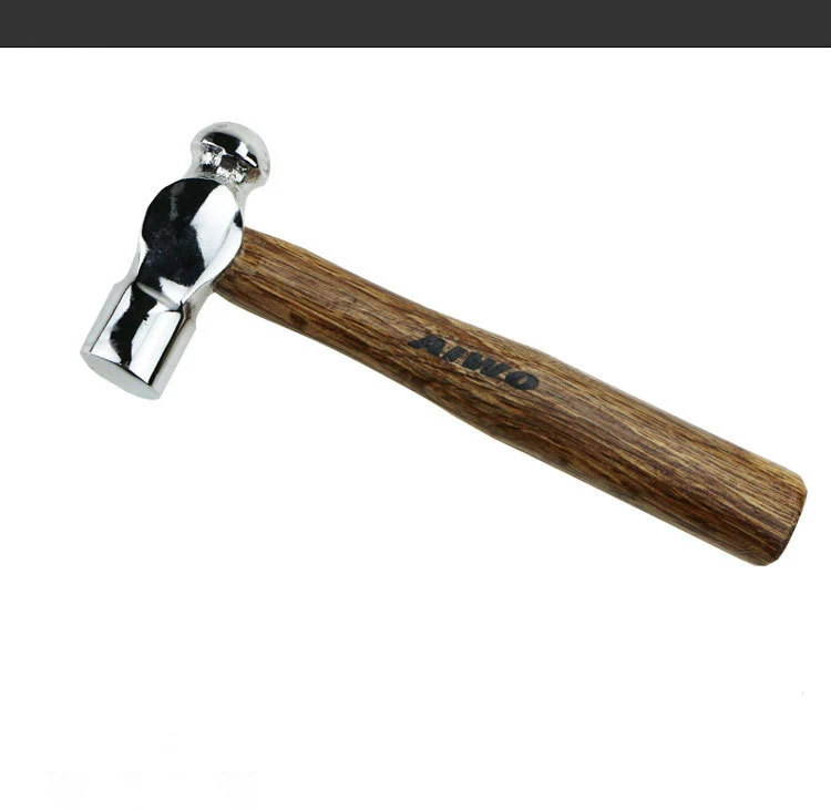 Hammer Mini round hammer with wooden handle 1/4 lb. small gauge foot