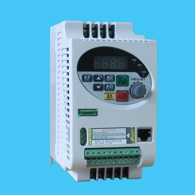 

high precision Vector frequency inverter single phase 220V 1.5KW SVPWM 0~500Hz