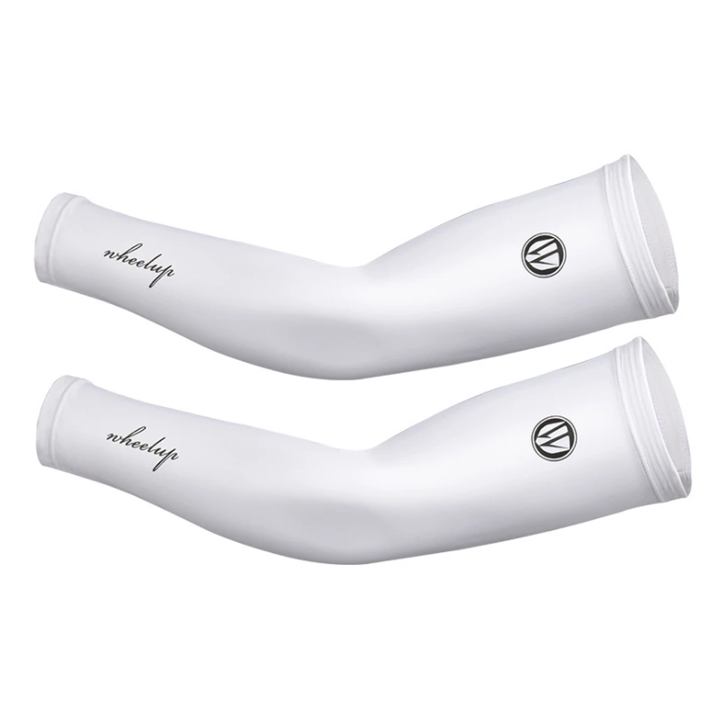UV Sun Protection Arm Sleeves Cover Cooling Sunscreen Sleeves Summer Ice Silk Arm Warmer Oversleeve for Outdoor Sports Cycling 