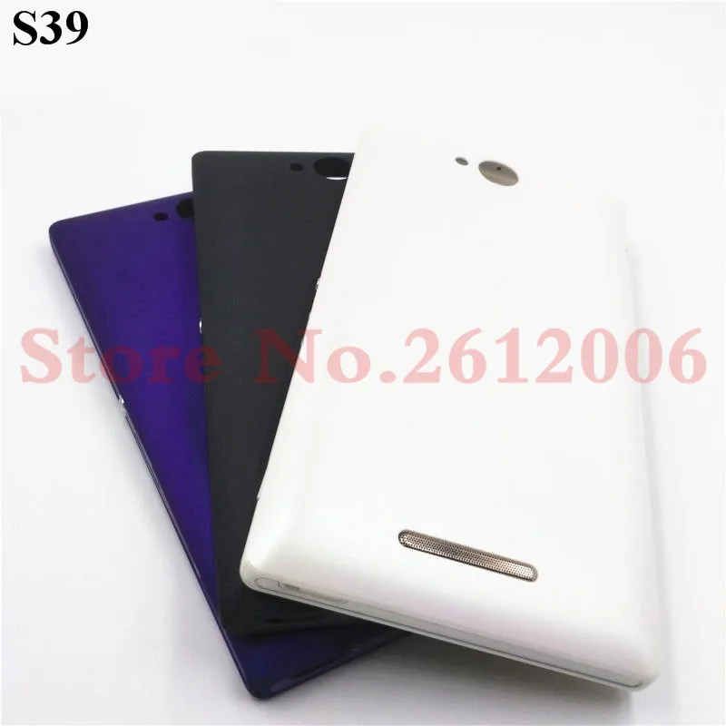 

Battery Cover Replacement Parts For Sony Xperia C C2304 S39 C2305 S39H S39C Rear Battery Door Back Cover Housing