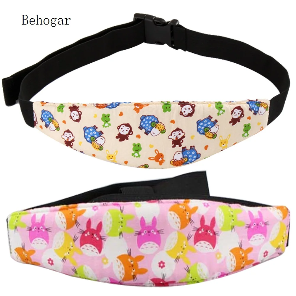 Behogar 2PCS 1.1M Kids Baby Car Seat Headrest Sleep Nap Forehead Head Neck Body Pillow Safety