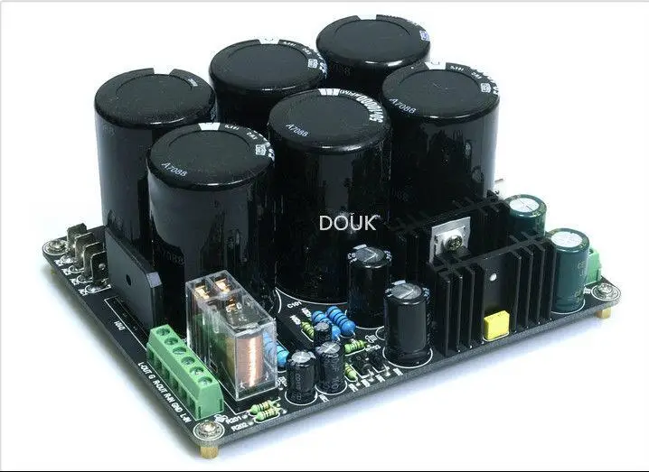 

Douk Audio 6*10000UF/50V Hi-Fi Amplifier Power Supply Board with Speaker Protect Free Shipping