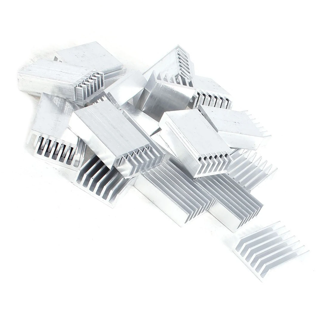 

30 Pcs Aluminum Heatsink Cooling Fin 20mmx14mmx6mm for Mosfet IC