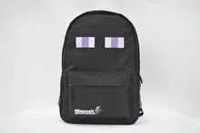 New Arrival High Quality Black color Kids Children Teenagers Schoolbag Minecraft Creeper Backpacks School Bag Mochila