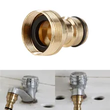 Extensor Universal de grifo conector de tubo de MANGUERA DE AGUA de latón roscado adaptador de tubo de jardín accesorios de cocina