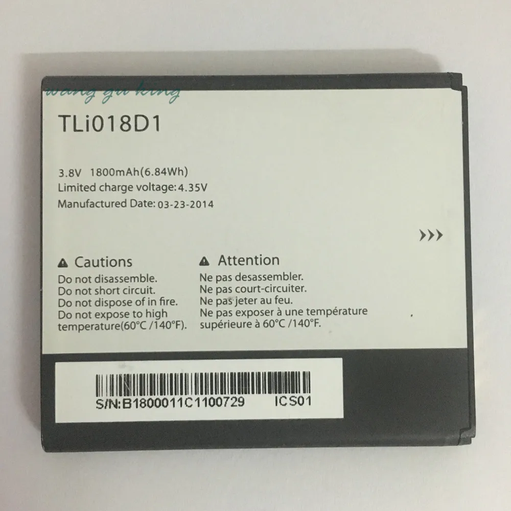 3 8 V 1800mAh TLi018D1 для Alcatel OneTouch pop (5) 5051A батареи | Мобильные телефоны и аксессуары