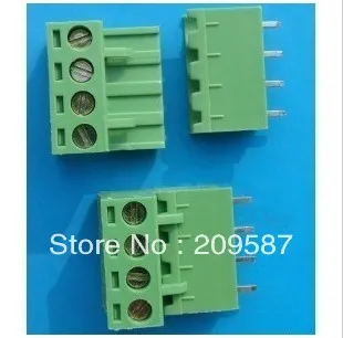 

10pcs Block Terminal Wire Connectors 2EDG 5.08-4P
