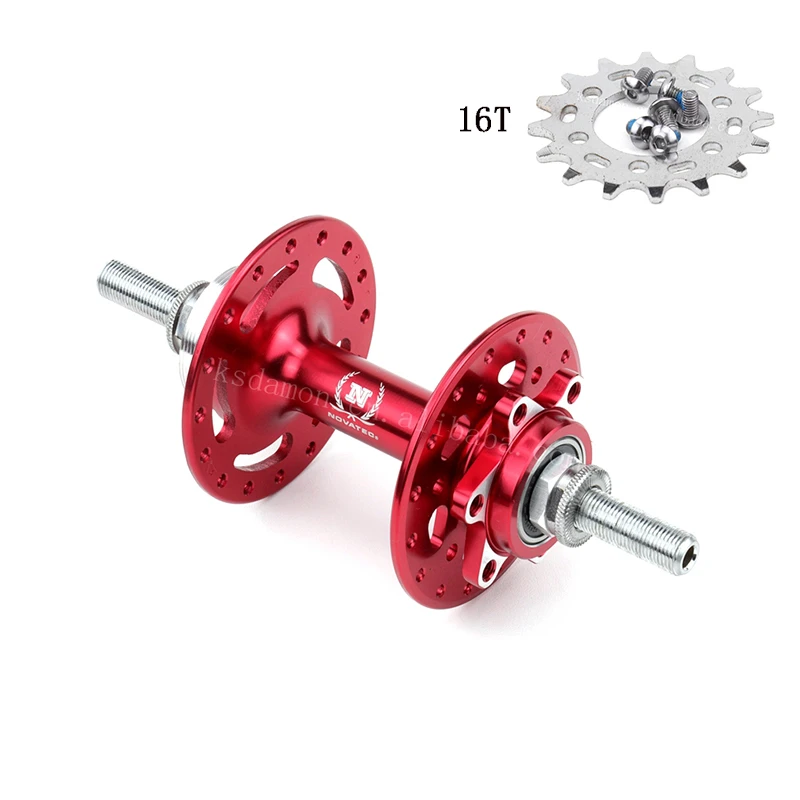 Novatec D566sbt 32 Holes Fixed Gear Disc Brake Bicycle Aluminum Alloy 17t Bike Rear Hub 120mm 2