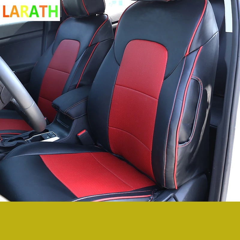 Для Hyundai Tucson 2015 2018 полный набор сиденья из искусственной кожи Рукоделие спереди и