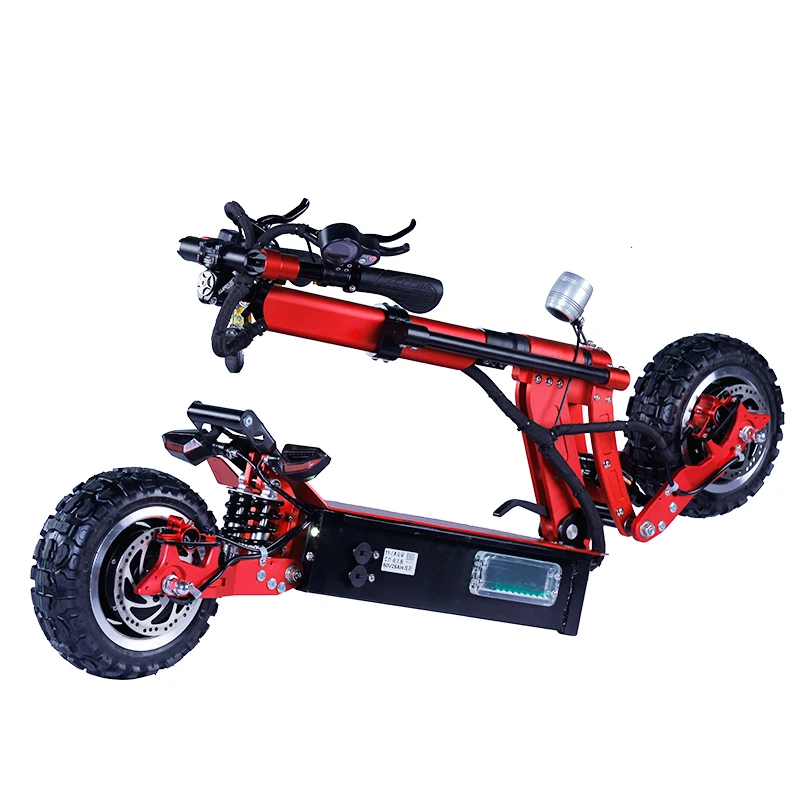 Perfect 60V5000W Electric Scooter Off Road Motor Wheel 95KM/H Foldable E Scooter electric Skateboard Hoverboad Patinete Electrico Adult 2