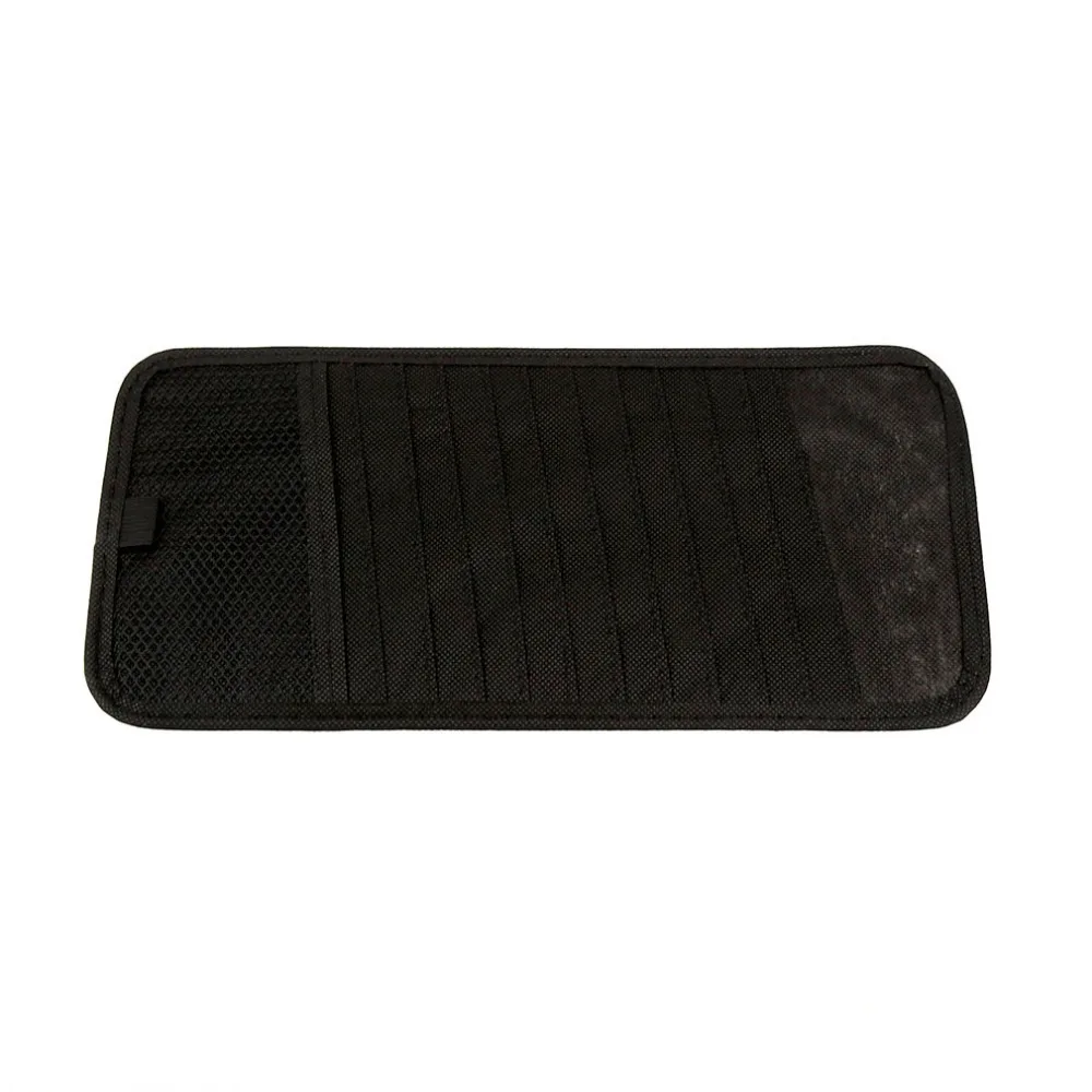 

High-grade Car Sun Visor Storage Bag Pouch CD Receive Bag DVD Disk Card Visor Case Folder Pocket Organizer Case Holder GHMY