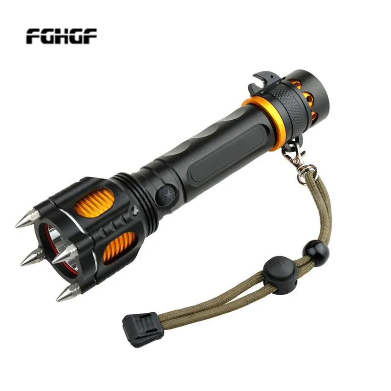 

LED flashlight multi-function anti-rape self-defense tactical flashlight LED charging outdoor LED flashlight