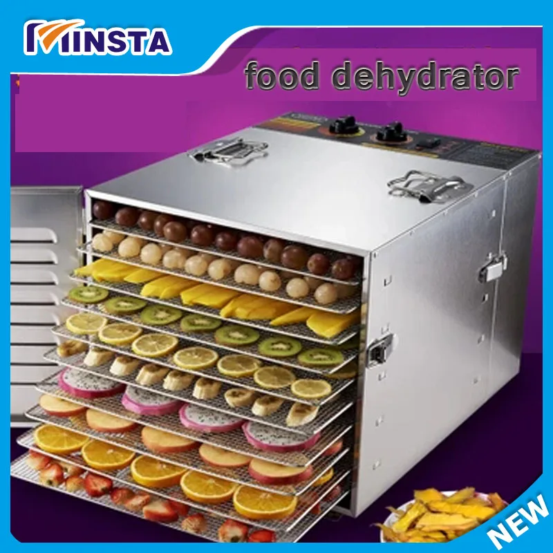commercial 10 Trays food fruit Dehydrator lemon dryer Kiwi fruit