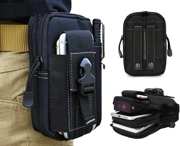 

Multi EDC Security Pack Carry Accessory Kit Blowout Pouch Belt Waist Bag Gadget Money Pocket