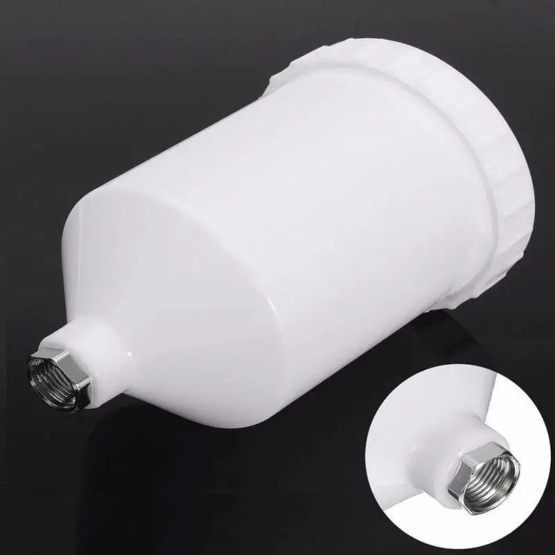 

Car Plastic Air Gravity Feed Spray Paint Guns Airbrush Cups Pot 600ml Capacity