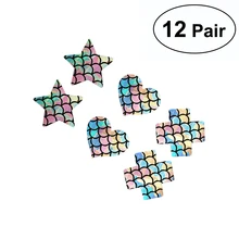 12 пар носочков на одноразовые самостоятельно липкие чашечки пуховые несколько стилей один раз Применение соска Обложка для Для женщин