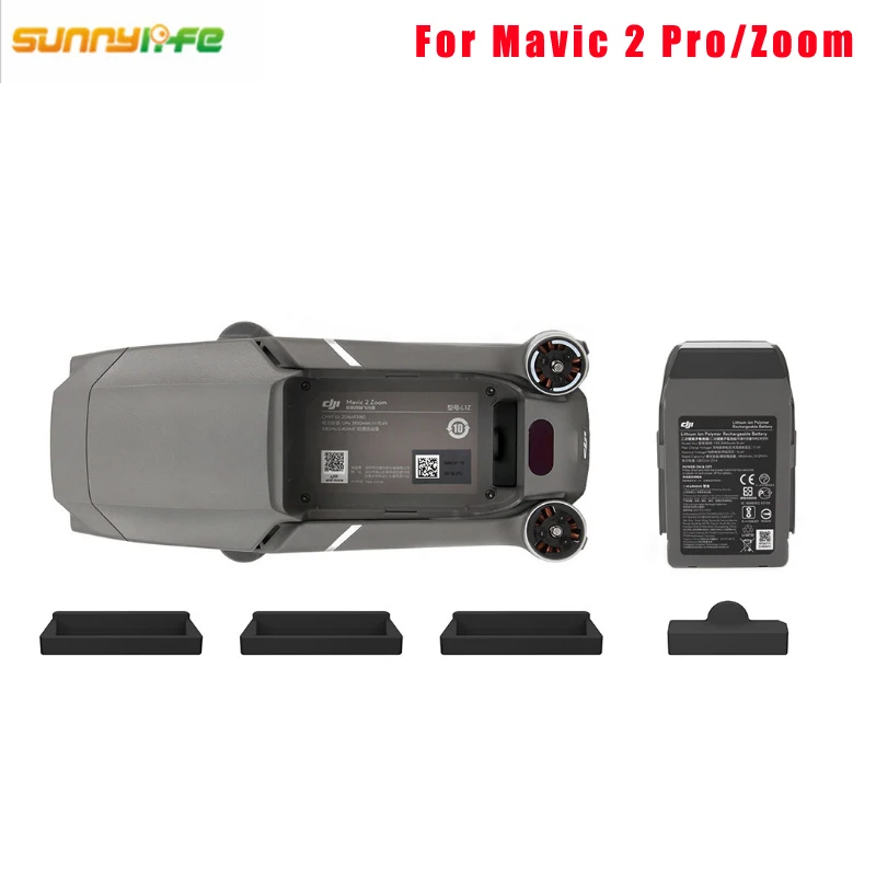 

4pcs/set Battery Charging Port Protector for DJI MAVIC 2 Pro/MAVIC 2 Zoom Silicone Cover Cap Dust-proof Plug for Drone Body