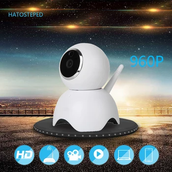 

HD 960P Home Security IP Camera Two Way Audio Wireless Mini Camera 1MP Night Vision Surveillance CCTV WiFi Camera Baby Monitor
