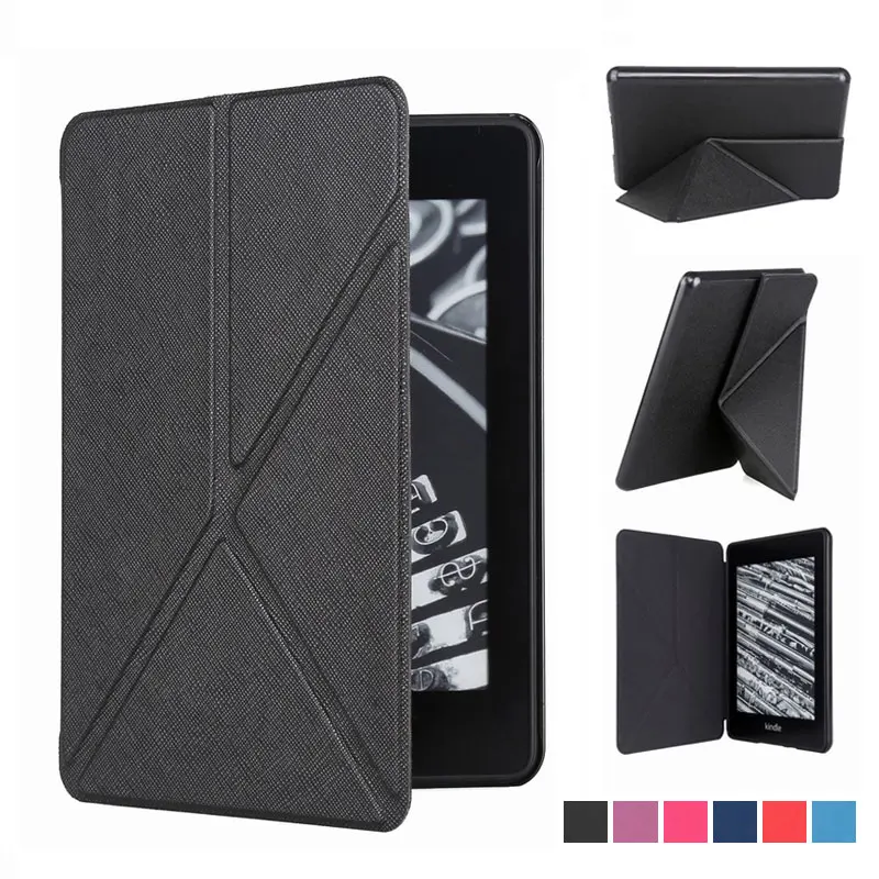 

6"Case for Amazon Kindle Paperwhite 4 2018 Release PU Leather Tablet E-Reader Flip Case Stand Smart Cover for Kindle Paperwhit 4