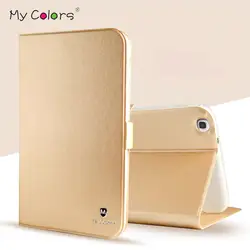 Ультратонкий Флип Кожа PU Стенд Smart Case для samsung GALAXY Tab 3 8,0 силиконовый чехол для samsung T310 T311 T315 чехол для планшета