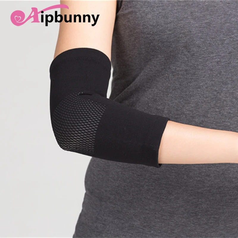 2 Pcs Breathable Elastic Elbow Pads Sports Exercise Arm Sleeve