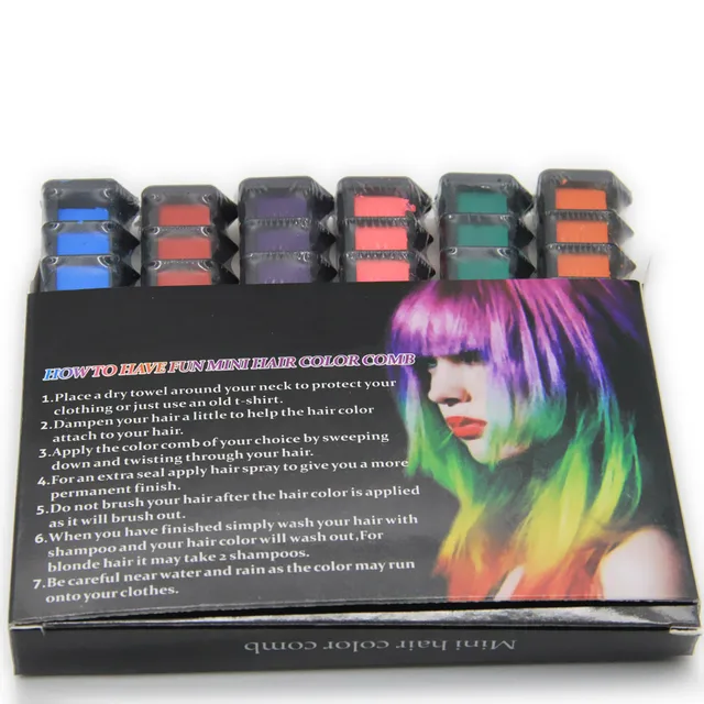 Buy 6 Pieces/box Professional Hair Color Comb Hair Dye