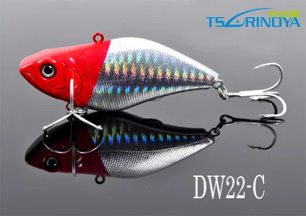 Trulinoya DW22 VIB рыболовные приманки 7 см 13,8 г рыболовные жесткие приманки с подвижными стальными шариками двойные тройные Крючки Рыбная чешуя - Цвет: DW22 C