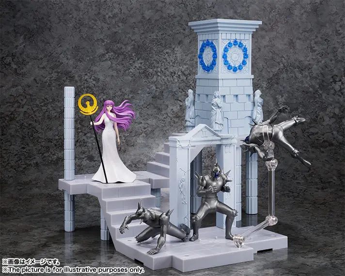 

Originale Bandai D. PANORAMATION scena saint seiya myth cloth athena goddness Seiya action Da Collezione Ver Modello 10 CM