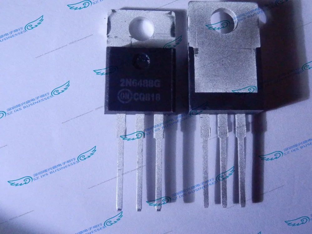 ON SEMICONDUCTOR 2N6488G BIPOLAR TRANSISTOR 10 pieces 80V TO-220 NPN 