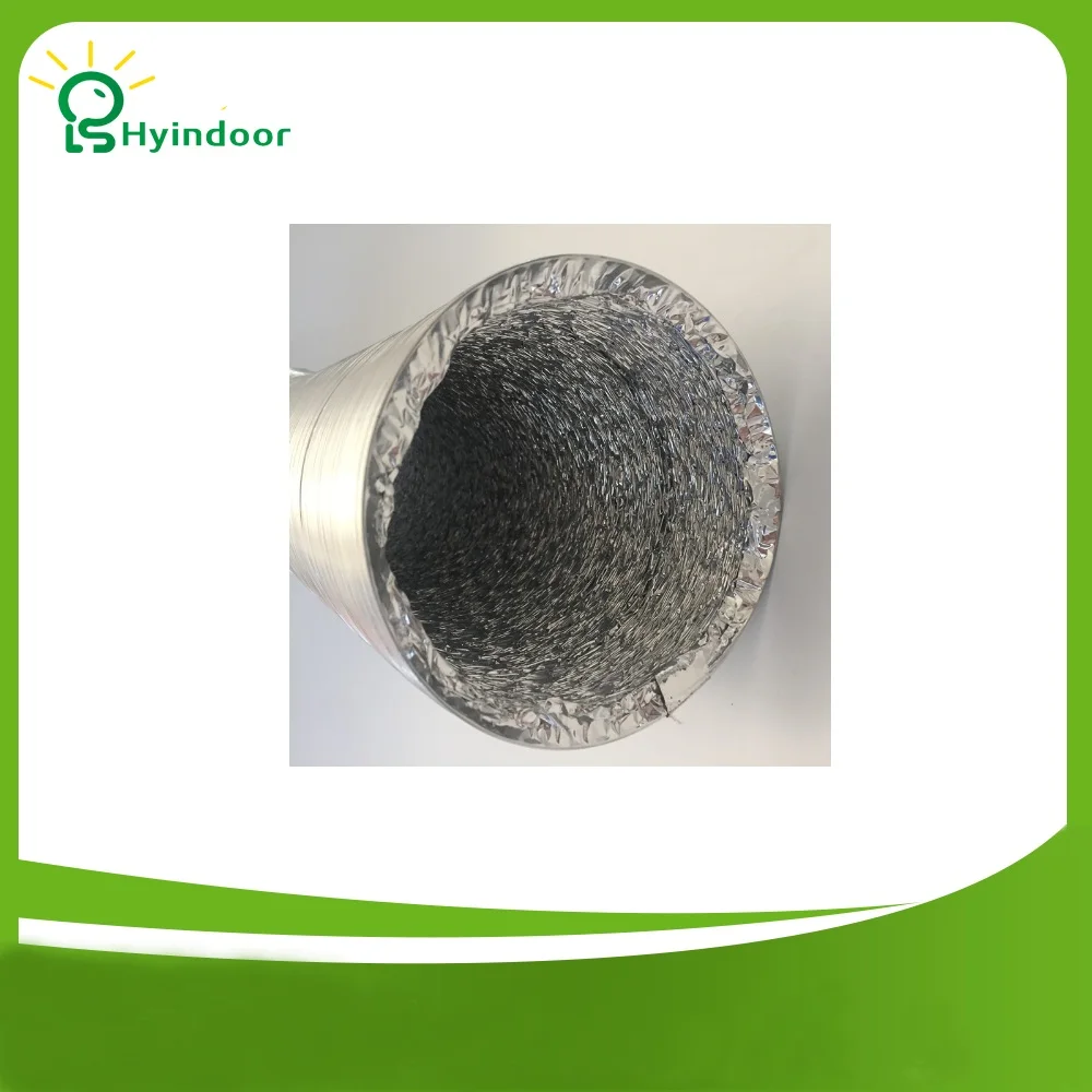 Hyindoor 6 بوصة x 33ft الألومنيوم السباكة خرطوم احباط التهوية مرنة أنبوب العادم الأنابيب قطر مروحة الأنابيب القناة in10 متر