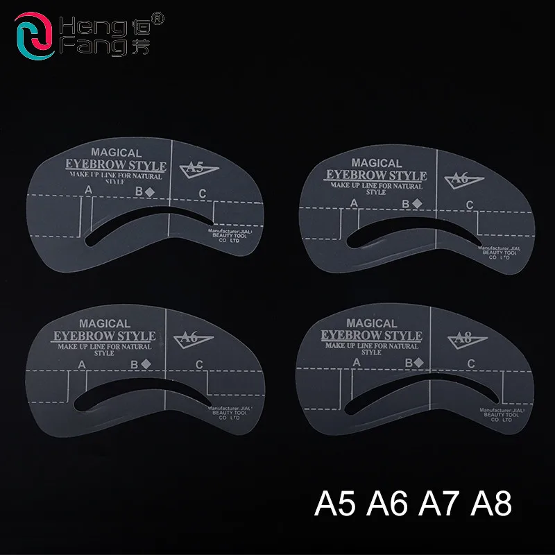 4 вида стилей/набор трафаретов для ухода за шерстью набор для формирования DIY красоты бровей Шаблон Макияж инструмент 24 setyles#2404