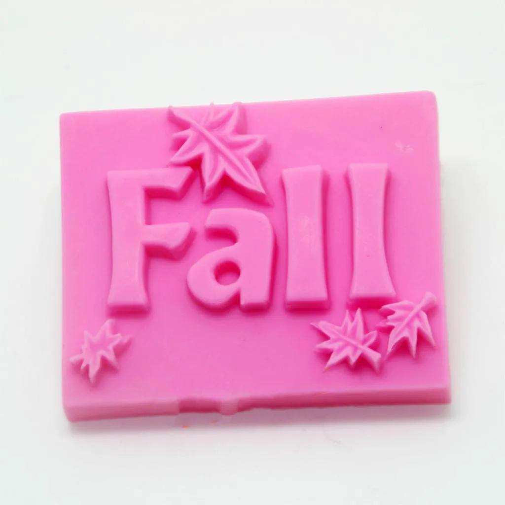 

Square Soap Making fall autumn silicone mold Baking Cake manual soap making mold