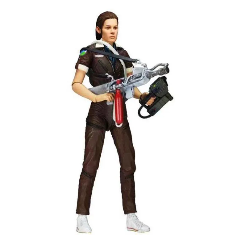 NECA Sci-Fi Terror Movie Aliens Isolation Amanda Ripley Compression Suit Jump Suit Xenomorph Action Figure18cm  (7)