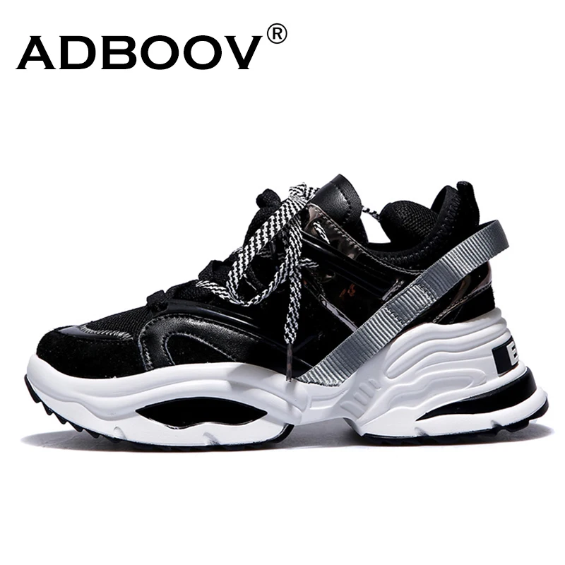 

ADBOOV Web Celebrity Sneakers Women Trendy Chunky Dad Shoes Woman Buty Damskie Thick Sole Ladies Platform Shoes Chaussures Femme