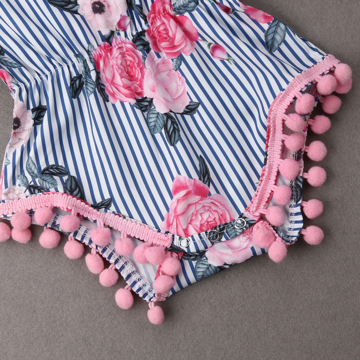 Newborn Toddler Infant Baby Girl Floral Romper Sleeveless Jumpsuit Clothes Outfits