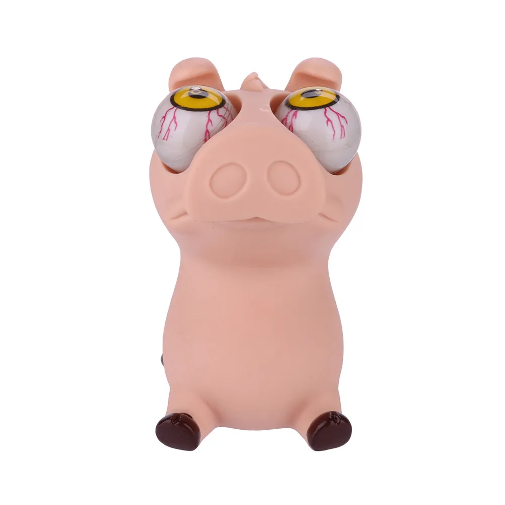 

Novelties Pop Eyes Pig Out Decompression Toys Cute Children Stress Reliever Lovely Pig Squeeze Vent Toy Decompression Gift