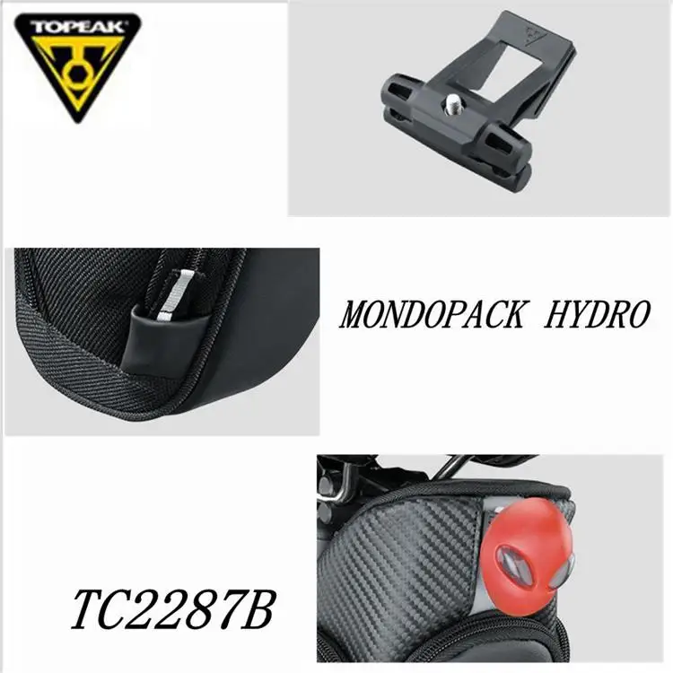 Clearance TOPEAK TC2285B/2286B/2287B MondoPack Bike Seatpost Bag Strap Mount Saddle Bicycle Bag with Magic Strap Buckles Bike Pannier 0