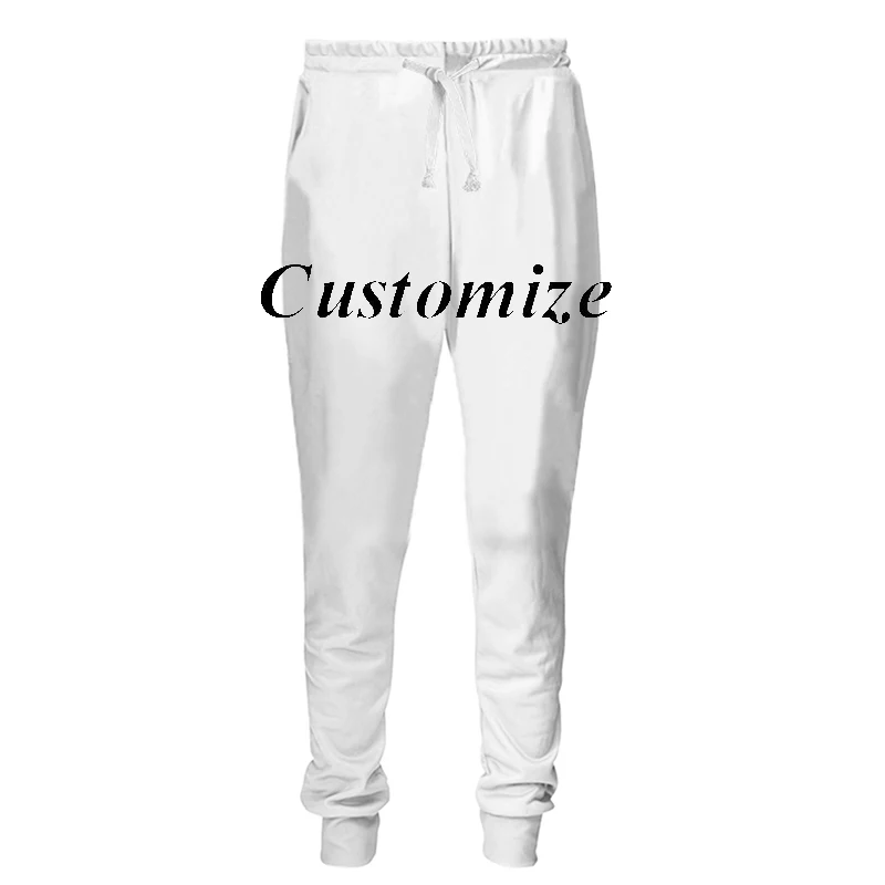 

Cloudstyle 2019 3D Customized Print Long Pants Men Print On Demand Midweight Full Length Loose Trousers Plus Size 5XL