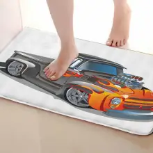 Автомобильный коврик для ванной комнаты, Забавный Противоскользящий коврик для ванной, занавески, аксессуары для душа, подходящая занавеска для душа