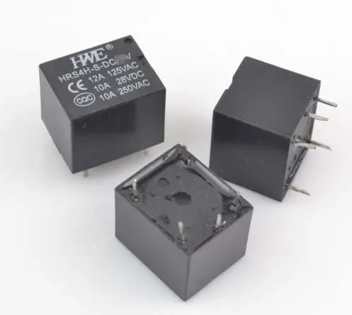 T73 Mini SPDT Power Relay 3VDC PCB Type 5pins 10PCS 3V Relays JQC-3F