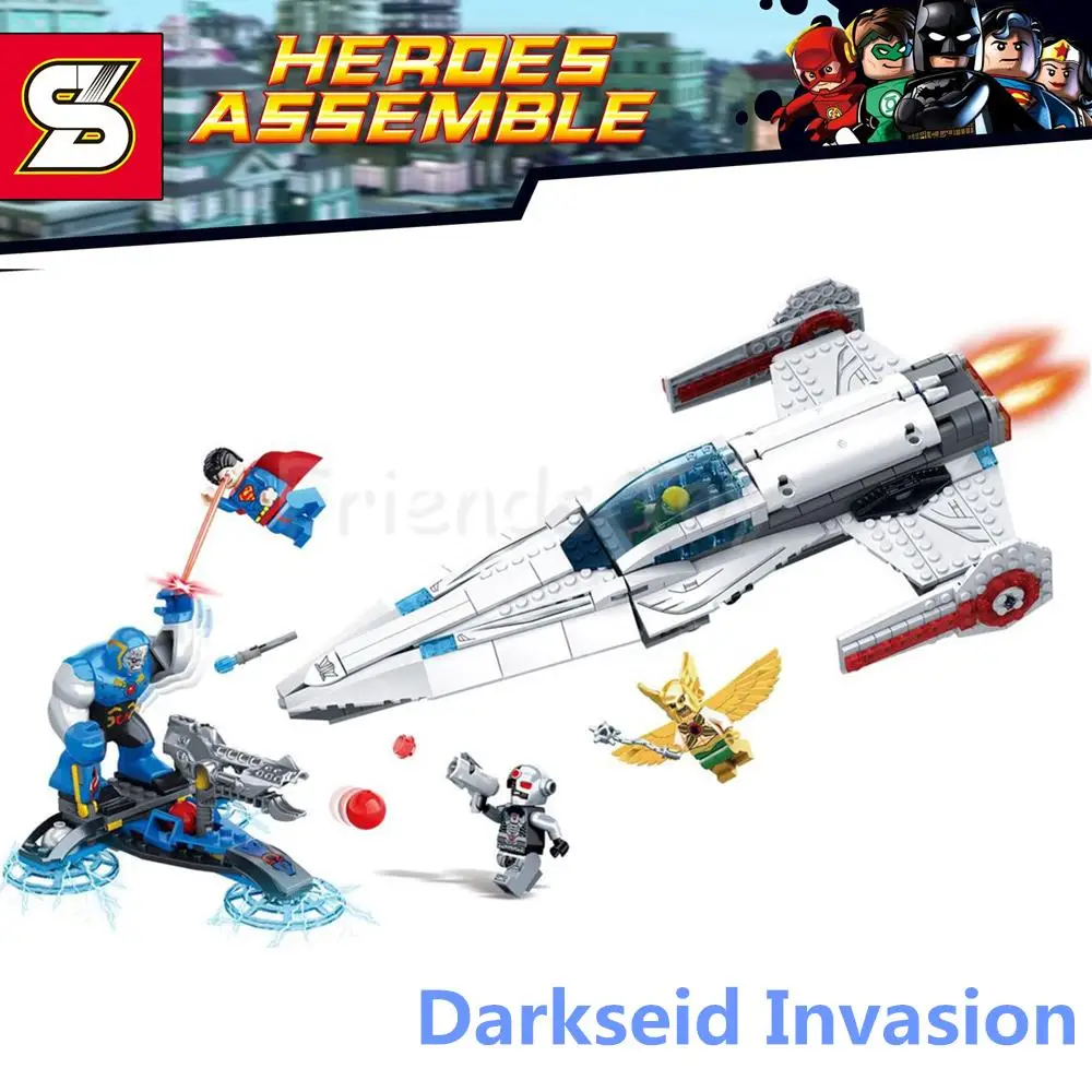 lego superheroes darkseid invasion