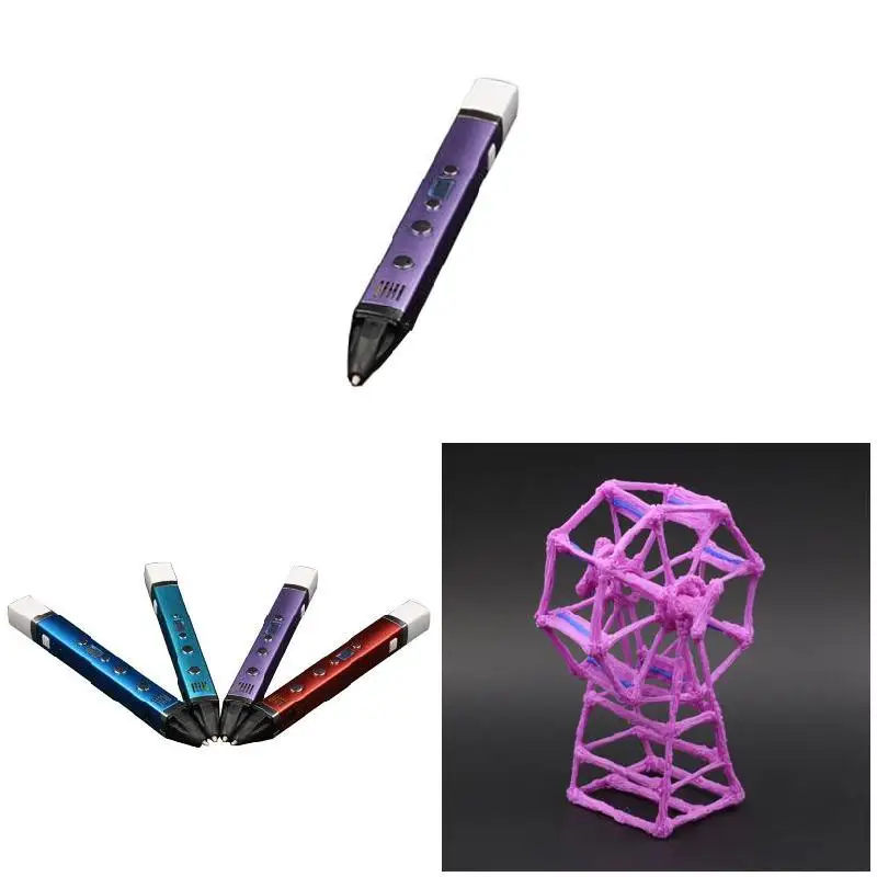 

DIY 3D Printing Pen 3rd Drawing Design ABS /PLA For Children Kids Student Designers ND998