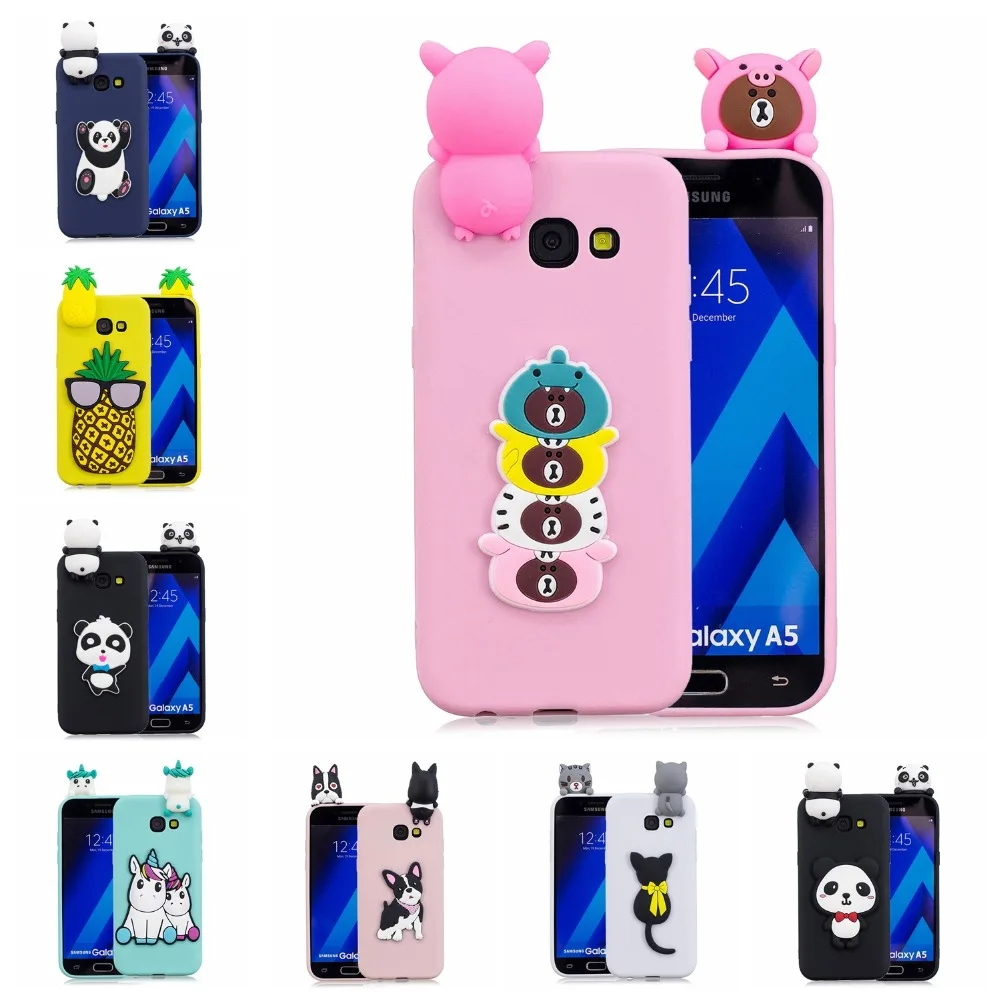 SjuzyyU FOR Coque Samsung Galaxy A3 2017 Case Cover Soft TPU cartoon Back Protective Funda |