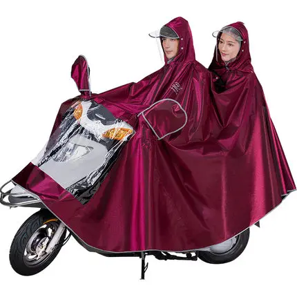 

[TB07]Motorcycle electric battery bicycle raincoat waterproof single double increase thickening riding men and women tram poncho